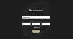 Desktop Screenshot of bunnahabhain.com