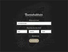 Tablet Screenshot of bunnahabhain.com
